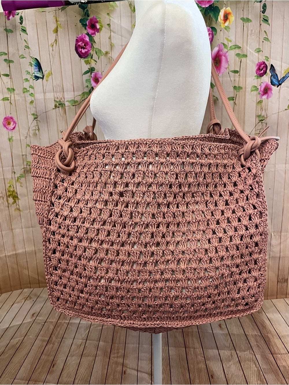 Dolce Vita Ravello Raffia Shoulder Bag - Picture 10 of 16
